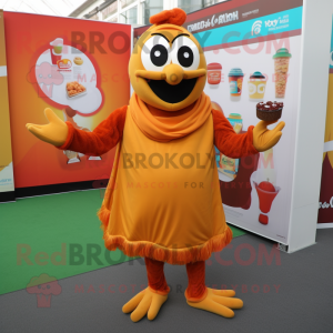 nan Butter Chicken mascot costume character dressed with a Joggers and Rings