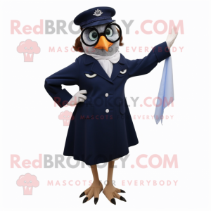 Navy Quail mascotte kostuum...