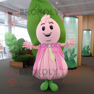 Rosa bønnestengelmaskot...