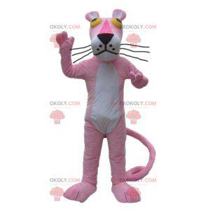 Pink panther mascot cartoon character - Redbrokoly.com