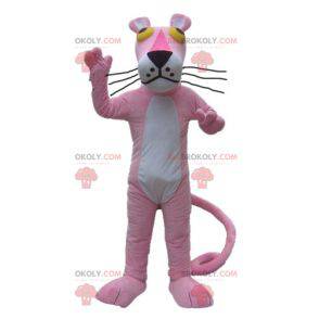 Roze panter mascotte stripfiguur - Redbrokoly.com
