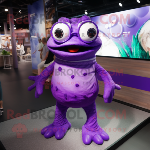 Purple Frog mascotte...