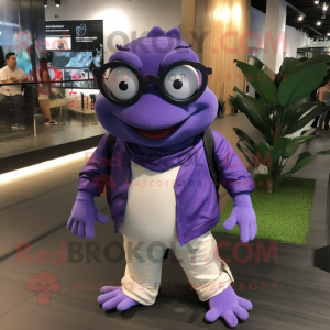 Purple Frog mascotte...