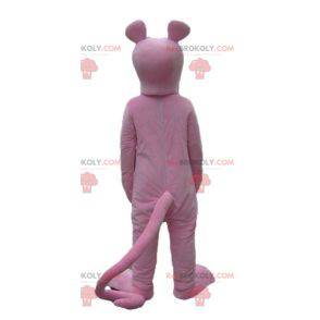 Pink panter maskot tegneseriefigur - Redbrokoly.com
