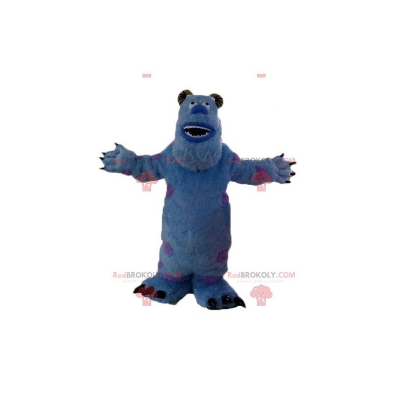 Maskottchen Sully blaues Monster alle haarig von Monsters, Inc.