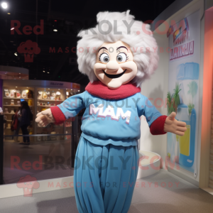 nan Magician mascot costume character dressed with a Joggers and Hair clips