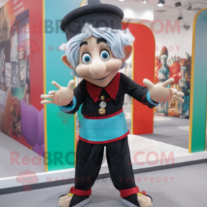 nan Magician mascot costume character dressed with a Joggers and Hair clips