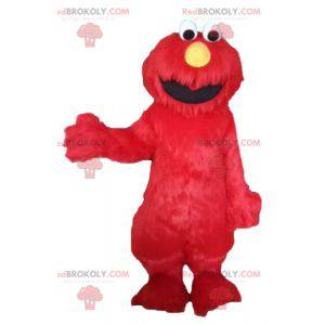 La mascota de Elmo famosa marioneta de Barrio Sésamo -