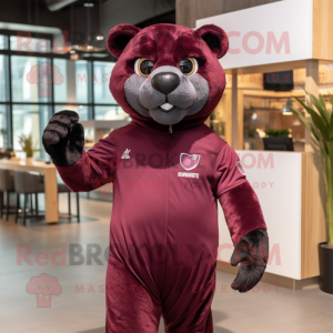 Maroon Panther mascotte...