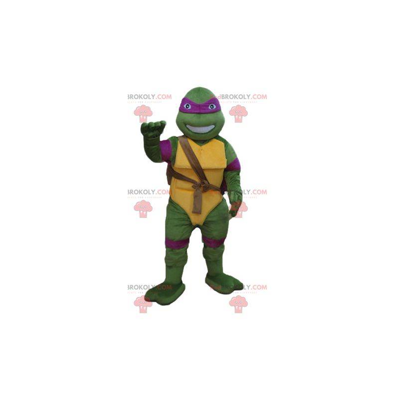 Mascotte de Donatello célèbre tortue ninja violette -