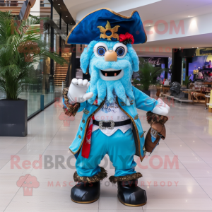 Sky Blue Pirate mascotte...