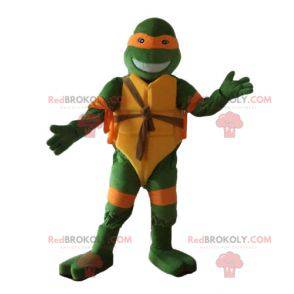 Mascot Michelangelo berømte orange skildpadde Ninja Turtles -