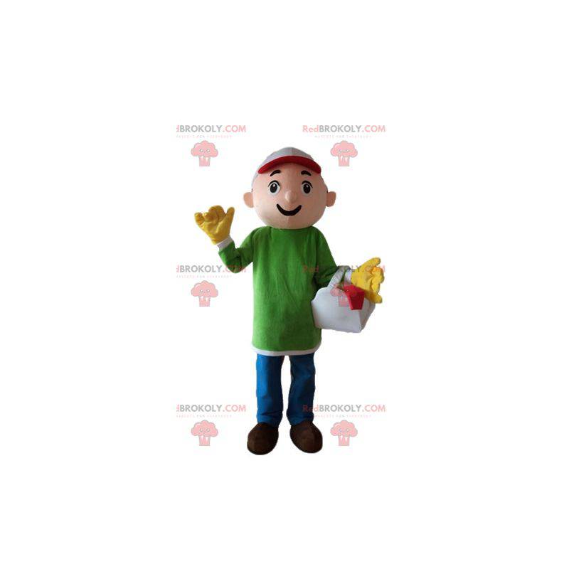 Handyman snekkerarbeider maskot - Redbrokoly.com