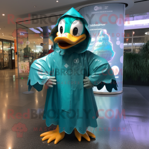 Teal Swans maskot kostume...