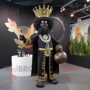 Black King maskot...