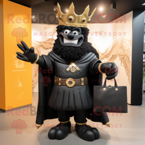 Black King mascotte kostuum...