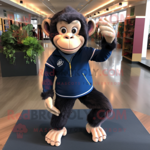 Navy chimpansee mascotte...