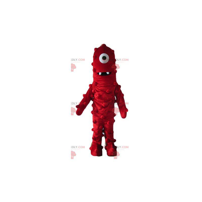 Giant and funny red cyclops alien mascot - Redbrokoly.com Giant and funny red cyclops alien mascot - Redbrokoly.com