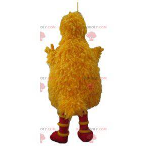 Mascotte de Big bird célèbre oiseau jaune de Sésame street -