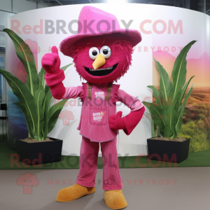 Magenta Scarecrow mascotte...