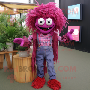 Magenta Scarecrow mascotte...