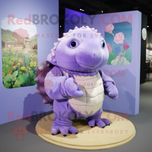 Lavendel Glyptodon mascotte...