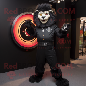 Black Tamer Lion maskot...