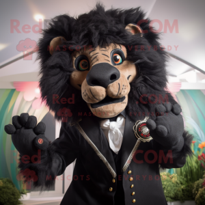 Black Tamer Lion mascotte...