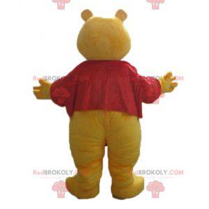 Winnie the Pooh mascot famous cartoon yellow bear -