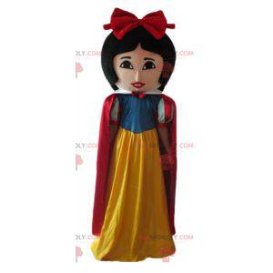 Mascotte de Blanche neige célèbre princesse Disney -