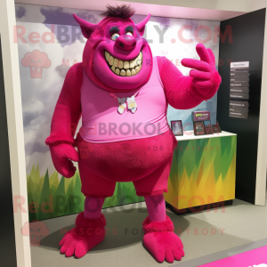 Magenta Ogre mascotte...