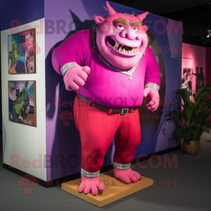 Magenta Ogre mascotte...