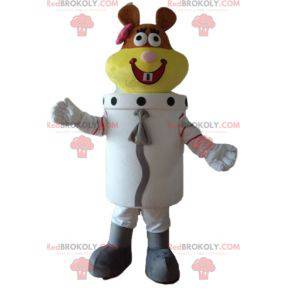 Mascota de astronauta de Beaver Space Beaver - Redbrokoly.com