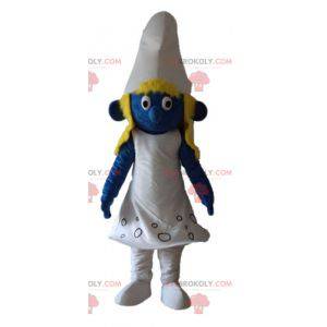 Mascotte de la Schtroumpfette de la célèbre BD Les Schtroumpfs