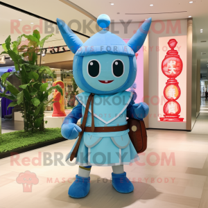 Sky Blue Samurai mascotte...