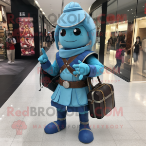 Sky Blue Samurai mascotte...