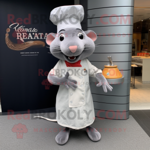 Sølv Ratatouille maskot...