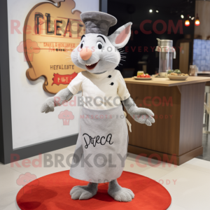 Sølv Ratatouille maskot...