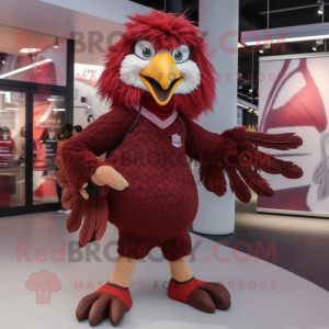 Maroon Eagle mascotte...