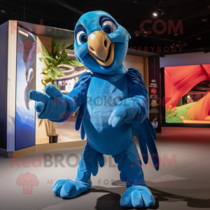 Sky Blue Macaw mascotte...