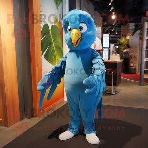 Sky Blue Macaw mascotte...