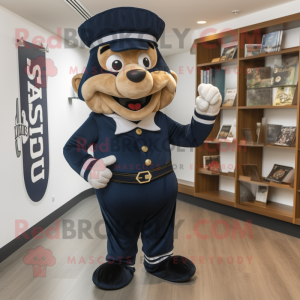 Navy Guinness maskot drakt...