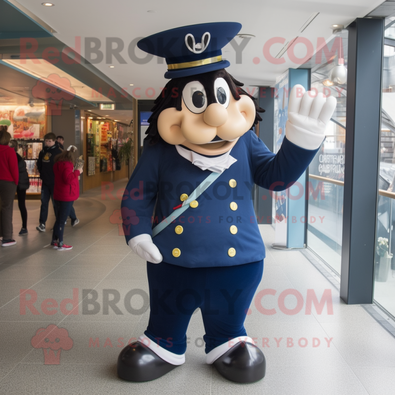 Navy Guinness mascot costume character dressed with a Jeggings and Clutch bags Navy Guinness mascot costume character dressed with a Jeggings and Clutch bags