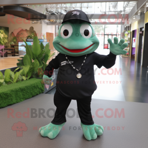 Black Frog mascotte kostuum...