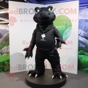 Black Frog mascotte kostuum...