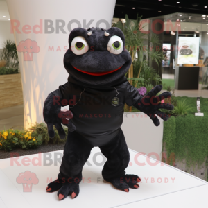 Black Frog mascotte kostuum...