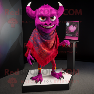 Magenta Demon maskot...