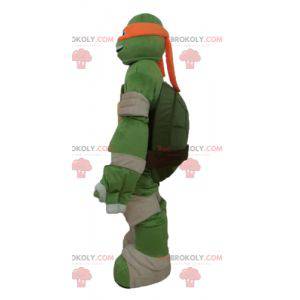Mascot Michelangelo famous orange turtle Ninja Turtles -