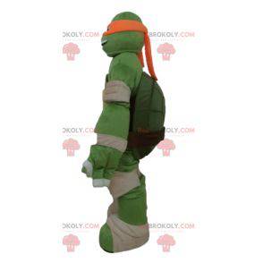 Michelangelo mascotte beroemde oranje schildpad Ninja Turtles -