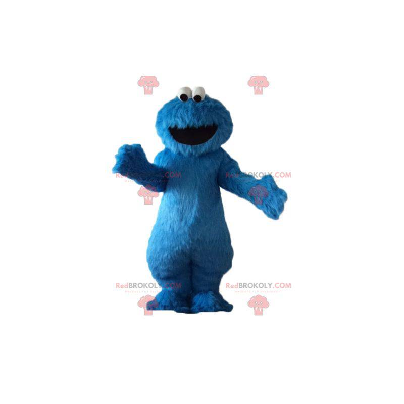 Elmo maskot berömda blå karaktär från Sesame Street -